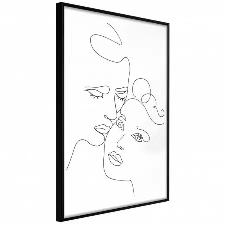 Plată sigură Poster - Soulmates, cu Ramă neagră, 20x30 cm
