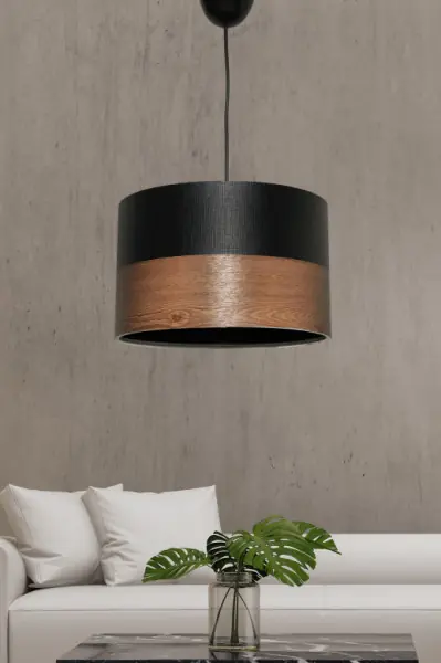 Discount Lustra TM122 Negru/Maro