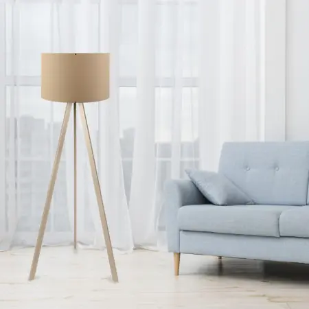 Preț mic Lampadar AYD-1518 Bej/Stejar