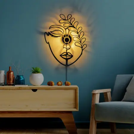 Cel mai vândut Aplica Flower Faced V2 Umbră Negru