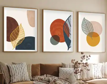 Tablou, 3 bucati Huhu209 Multicolor 35x50 cm Cumpără acum