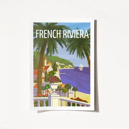 Poster A4 City Multicolor 21x29.7 cm Premium