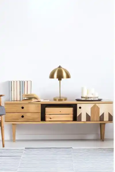 Veioză Lungo Auriu 25x16x40 cm Comandă acum