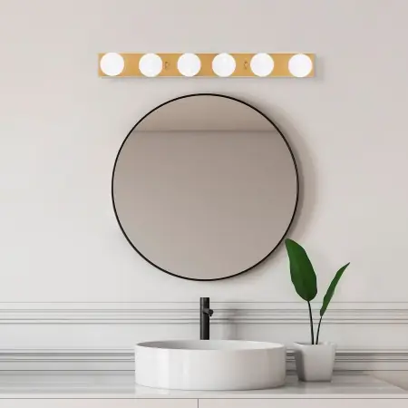 Promoție Aplica Mirro Auriu 10x10x91 cm
