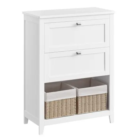Discount Dulap baie Vasagle, BBC545W02, Alb, 30 x 60 x 80 cm