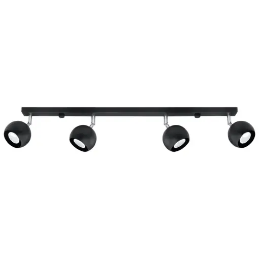 Lichidare de stoc Plafonieră OCULARE 4L Negru