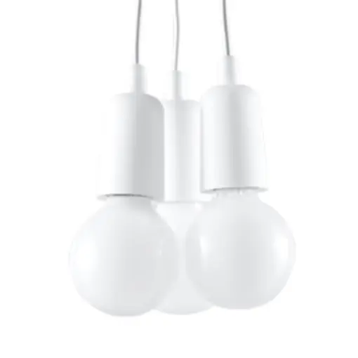 Bestseller Lampă suspendată DIEGO 3 Alb