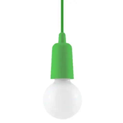 Reducere de preț Lampă suspendată DIEGO 1 Verde