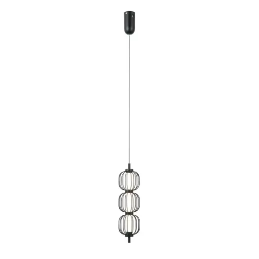 Pendul Pedro Negru chrom 3 x LED Cel mai vândut