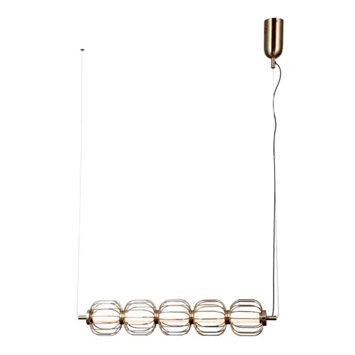Lustra Pedro Auriu 5 x LED Preț redus
