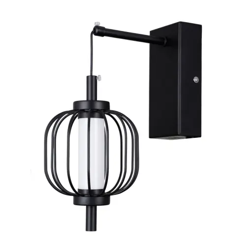 Retur ușor Aplica perete Pedro Negru chrom 1 x LED