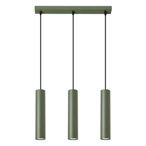 Lampă suspendată LAGOS 3L Verde măsliniu Doar azi
