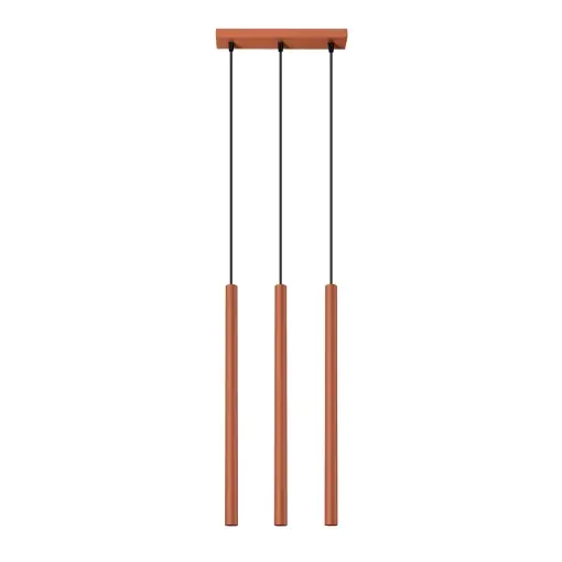 Discount Lampă suspendată PASTELO 3 Rosu Ocru