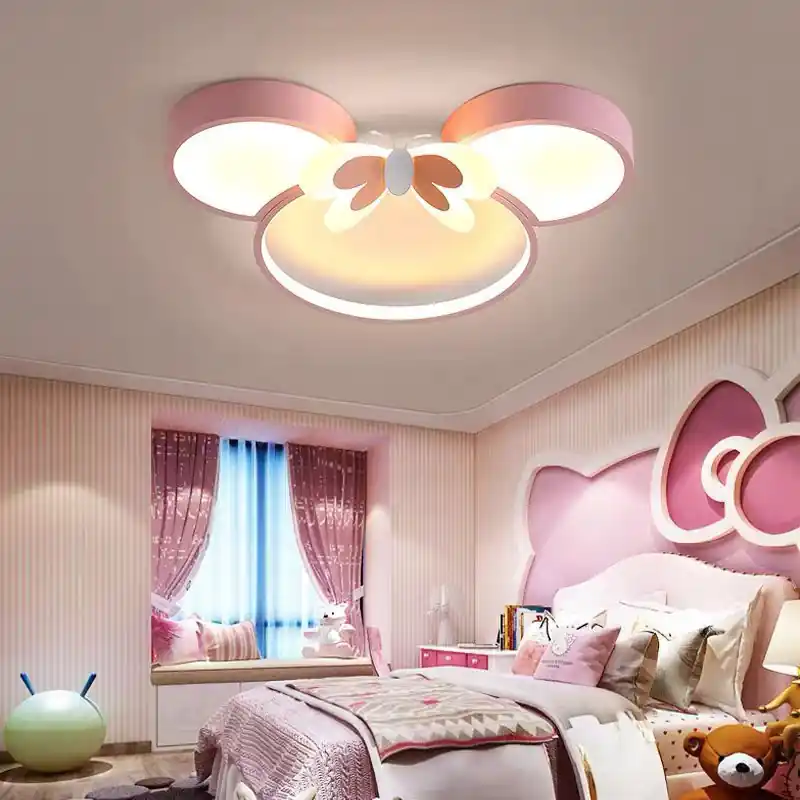 Lustra LED 80W Pink Minnie, Telecomanda Bestseller