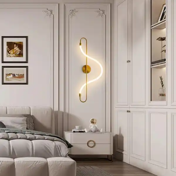 Calitate înaltă Aplica LED 16W Gold Serpent