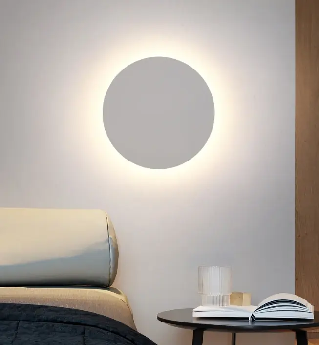 Reduceri Aplica Perete LED 18W Aura Rotunda Alba 30 cm