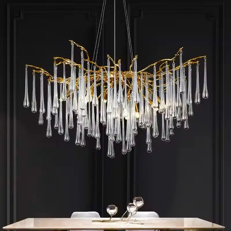 Premium Candelabru Bucatarie Divino Gold Prestige 600 E14 LM