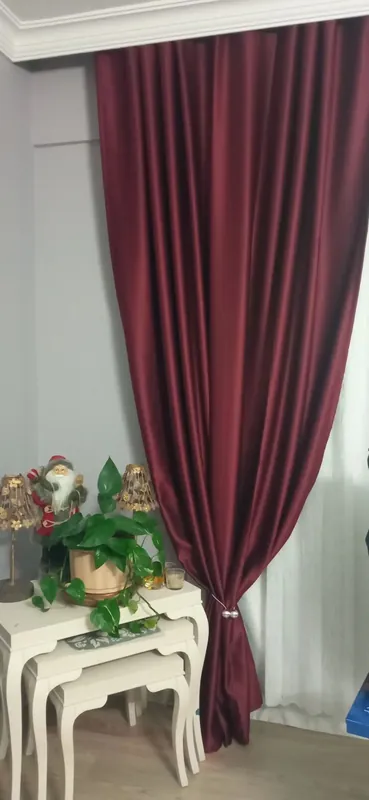 Perdea Blackout opaca bordo,50x260 cm,50021 Preferatul clienților