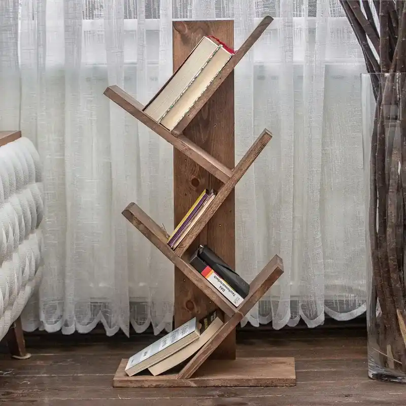 Mai ieftin Biblioteca Cady culoare nuc 90 cm
