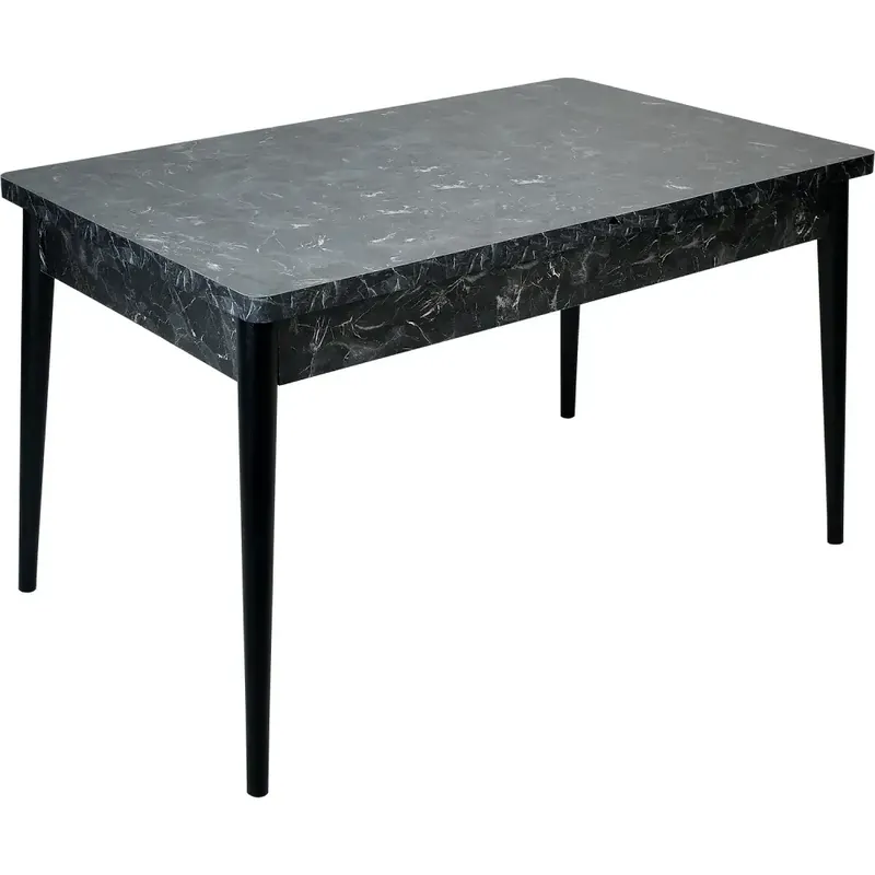 Reducere extra Masa bucatarie Brigitte, culoare negru, 120 cm