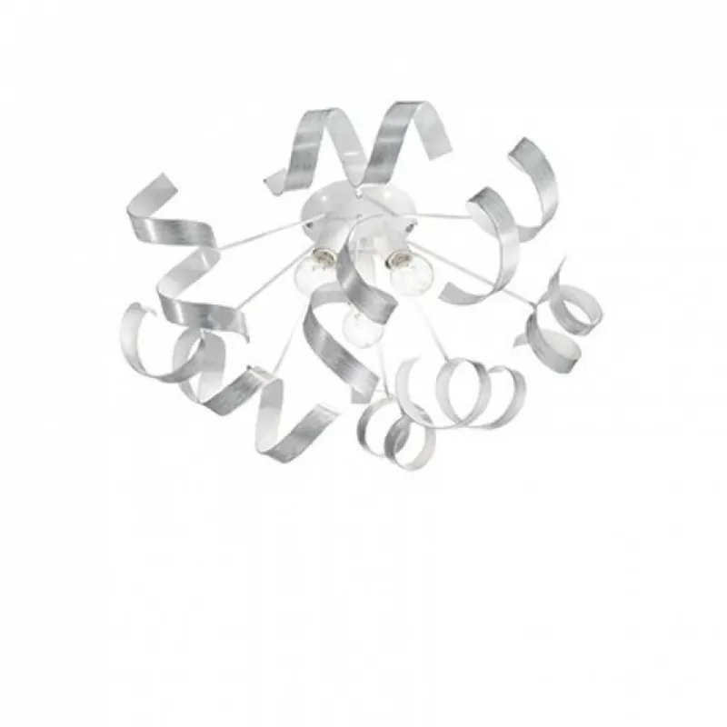APLICA/PLAFONIERA - vortex pl3 argento Livrare rapidă
