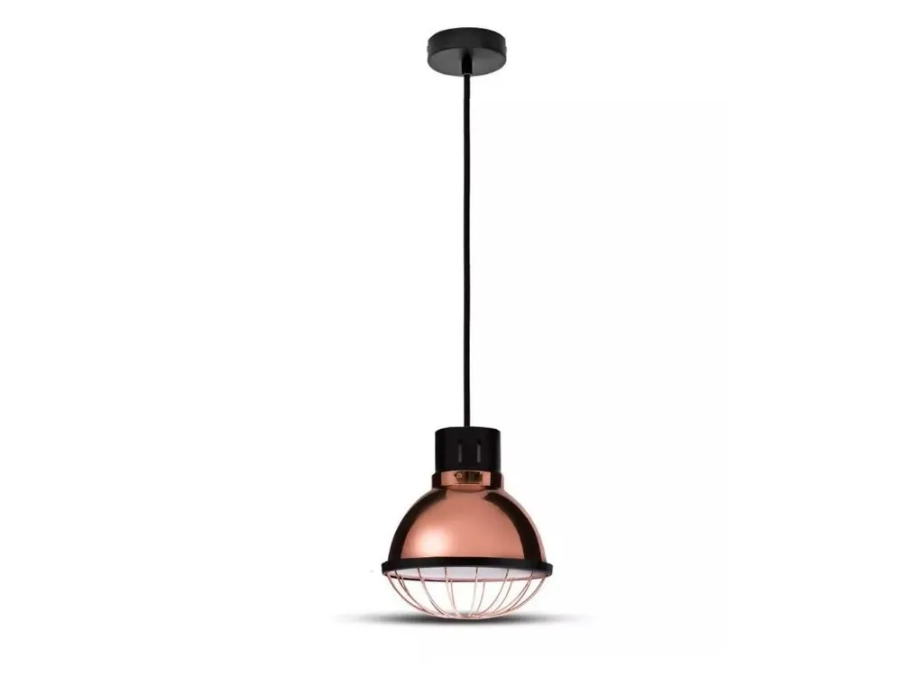 Retur ușor Lampa LED suspendata, E27, cupru, diametru 250mm