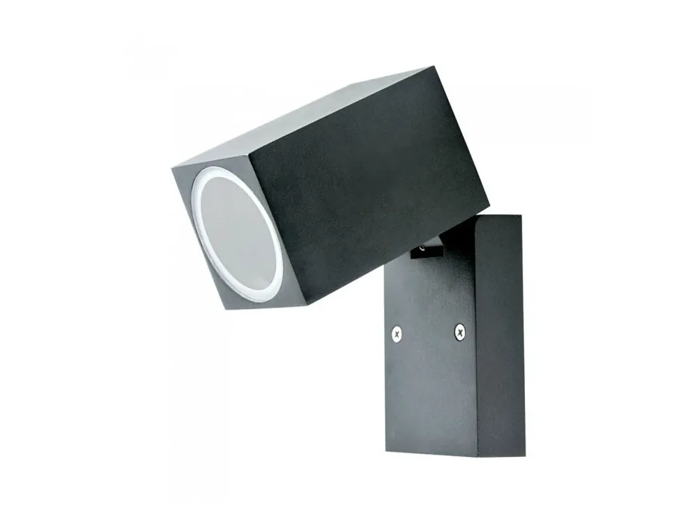 Ieftin Aplic LED GU10, Negru, IP44