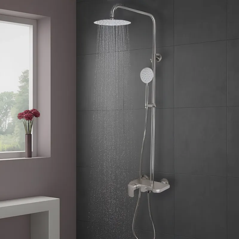 Popular Coloana Dus, Inox SUS304, Satinat, N/LY001