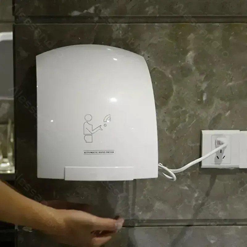 Uscator de Maini cu Senzor, 1800W, Alb, Abs Ofertă