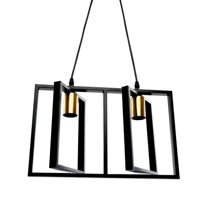 Pendul Patrisi 2x E27 Negru Livrare rapidă