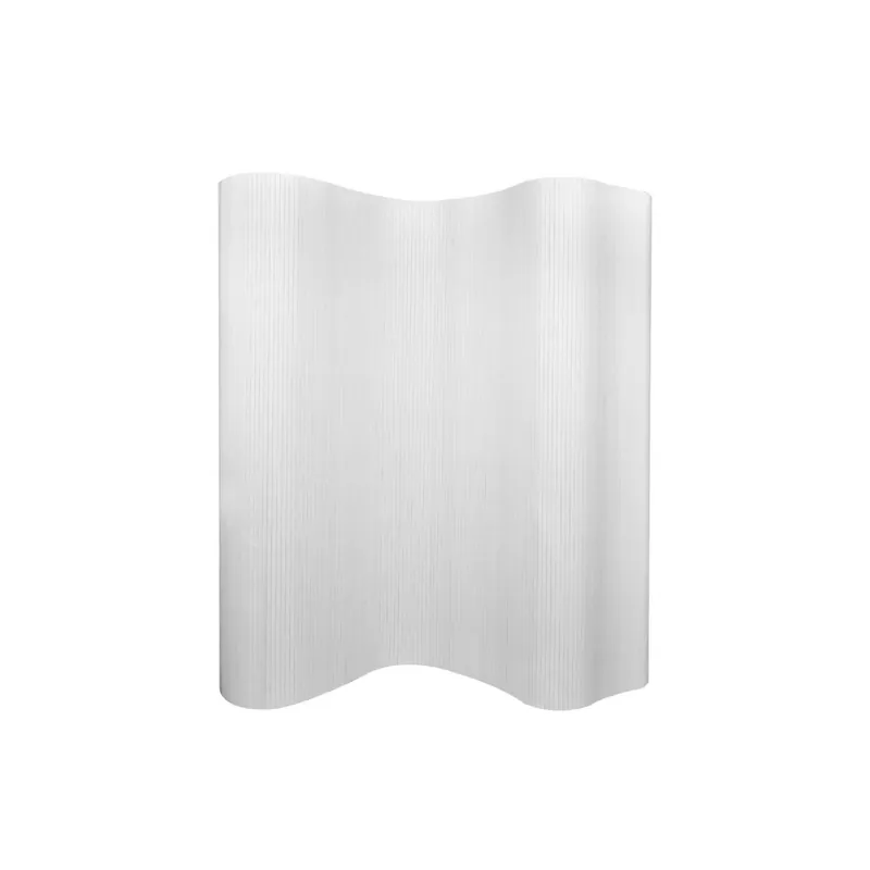 Paravan de camera din bambus, alb, 250 x 165 cm, Bestseller