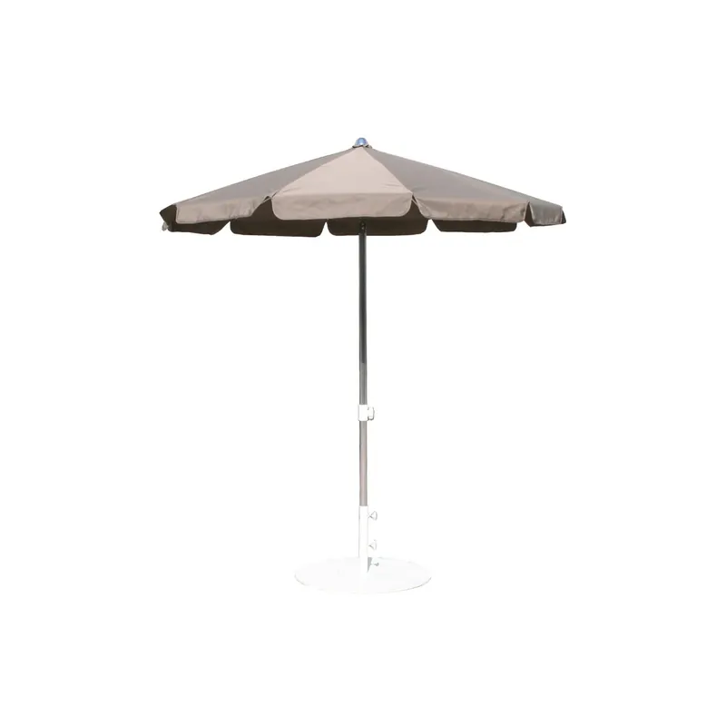 Noutate Umbrela rotunda MIAMI, 200cm , argintiu/gri