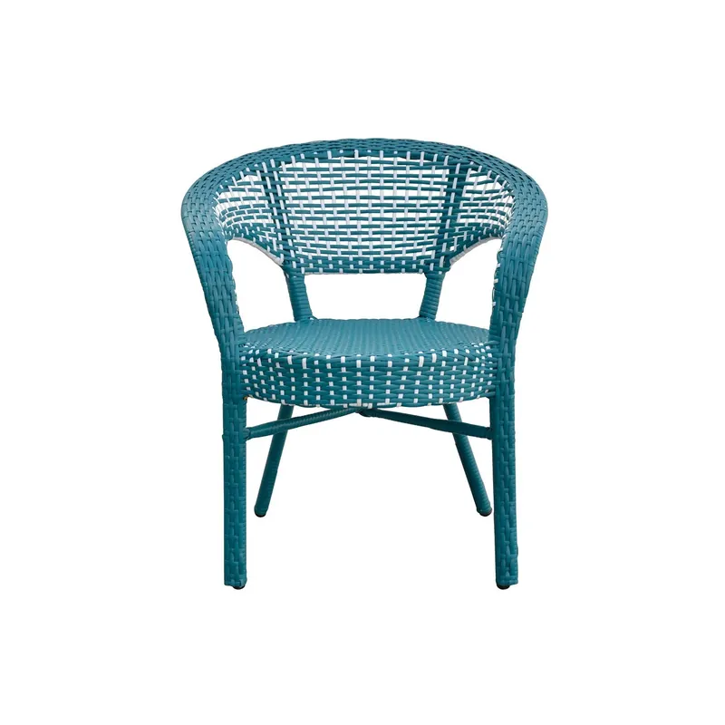 Chilipir Scaun suprapozabil ISABELLE 66x71x76 cm albastru/alb