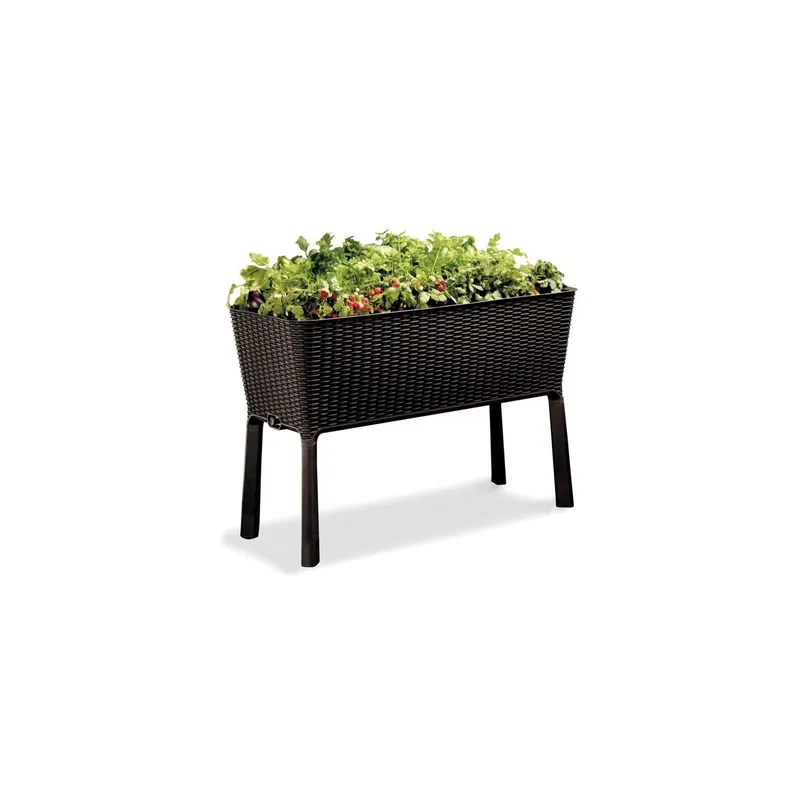 Jardiniera cu picioare EASY GROW Maro Reducere