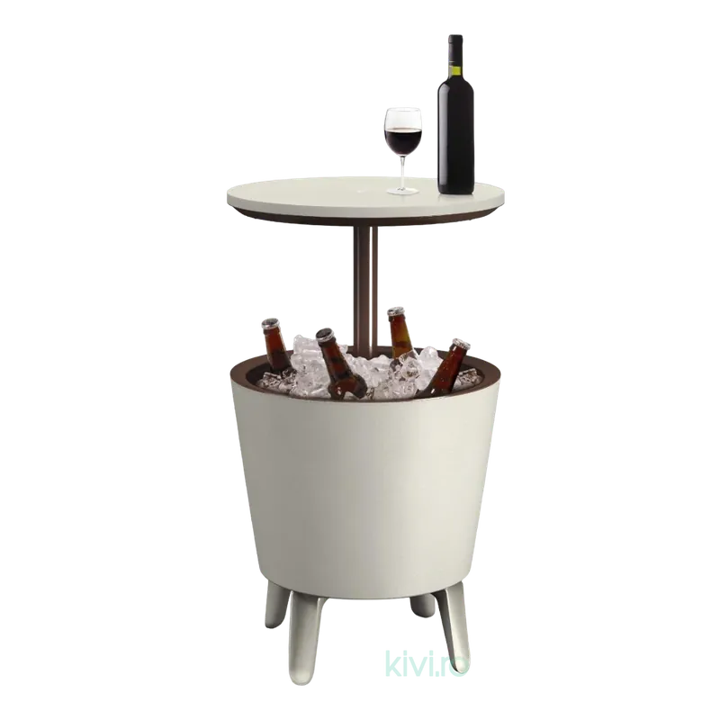 Masa cu frapiera Keter Alb-Maro COOL BAR 17186745 Livrare expres