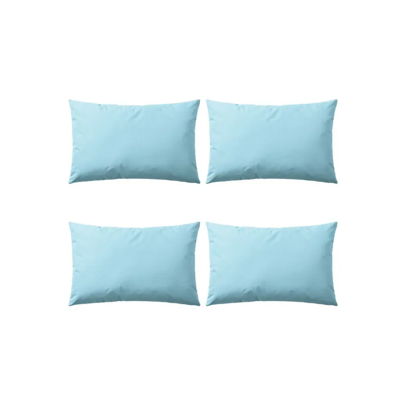 Perne de exterior, 4 buc., albastru deschis, 60 x 40 cm Premium