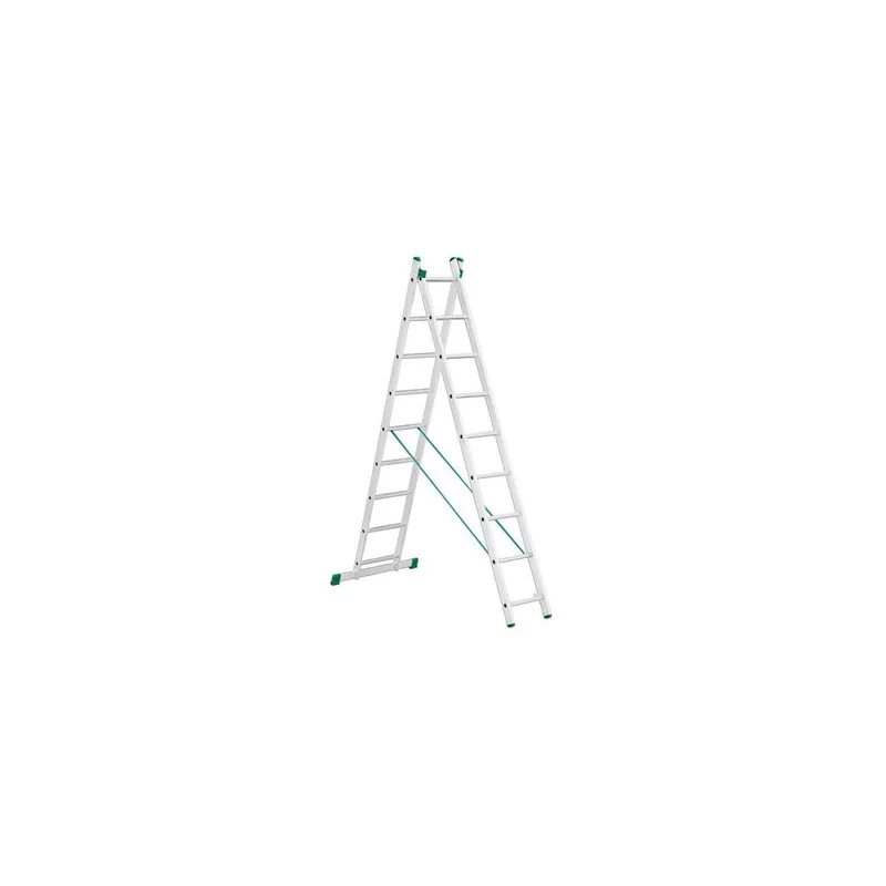Doar azi Scara de aluminiu dubla 2x9 trepte