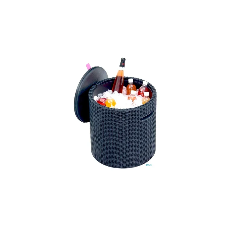 Popular Masuta de bar Cool Stool Antracit cu spatiu depozitare Keter 230905